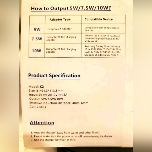 NEW OB Yootech Wireless Chargers, 2 Pk - 10W Max Wireless Charging Pad & Stand - Picture 2 of 6